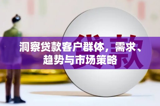 磐石洞察贷款客户群体，需求、趋势与市场策略