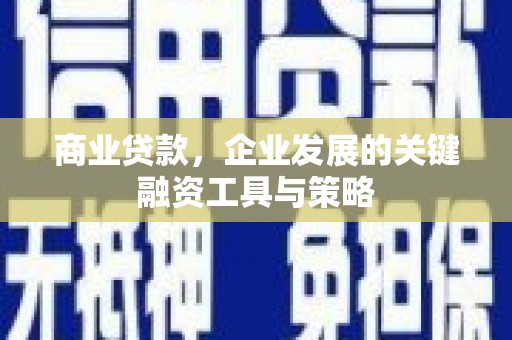 磐石商业贷款，企业发展的关键融资工具与策略