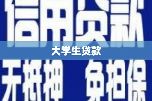 磐石大学生贷款