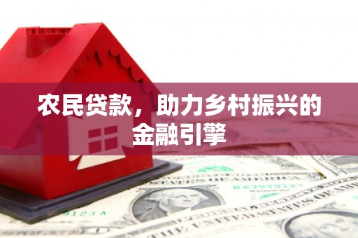 磐石农民贷款，助力乡村振兴的金融引擎