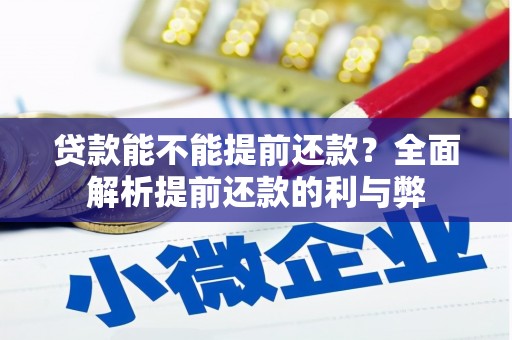 磐石贷款能不能提前还款？全面解析提前还款的利与弊