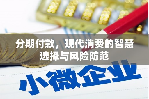 磐石分期付款，现代消费的智慧选择与风险防范