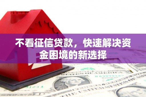 磐石不看征信贷款，快速解决资金困境的新选择