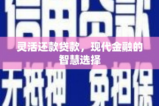 磐石灵活还款贷款，现代金融的智慧选择