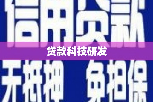 磐石贷款科技研发