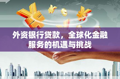 磐石外资银行贷款，全球化金融服务的机遇与挑战