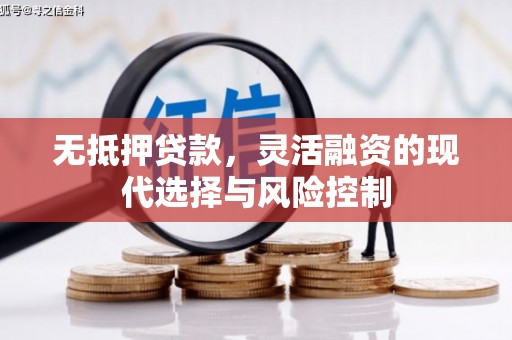 磐石无抵押贷款，灵活融资的现代选择与风险控制