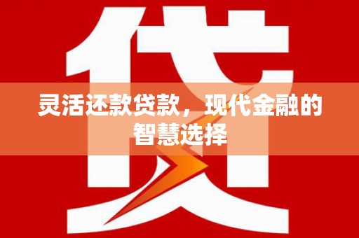 磐石灵活还款贷款，现代金融的智慧选择