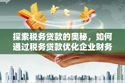 磐石探索税务贷款的奥秘，如何通过税务贷款优化企业财务