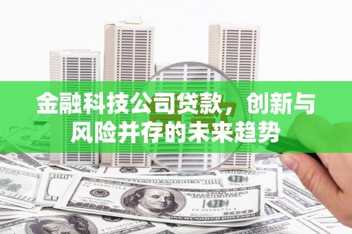 磐石金融科技公司贷款，创新与风险并存的未来趋势
