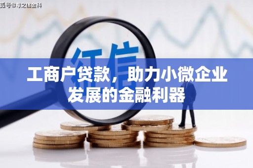 磐石工商户贷款，助力小微企业发展的金融利器