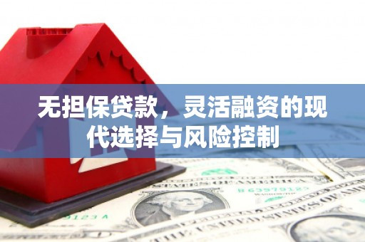 磐石无担保贷款，灵活融资的现代选择与风险控制