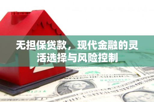 磐石无担保贷款，现代金融的灵活选择与风险控制