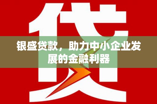 磐石银盛贷款，助力中小企业发展的金融利器