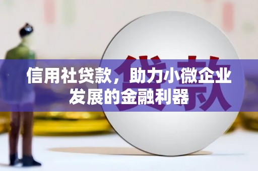 磐石信用社贷款，助力小微企业发展的金融利器