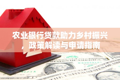 磐石农业银行贷款助力乡村振兴，政策解读与申请指南
