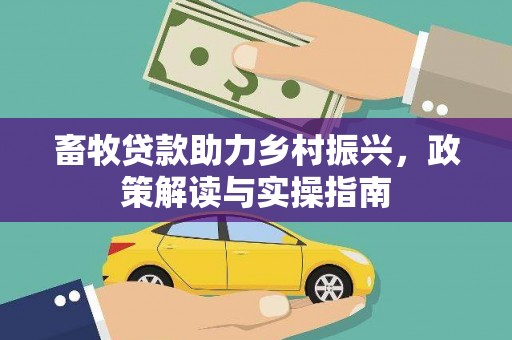 磐石畜牧贷款助力乡村振兴，政策解读与实操指南